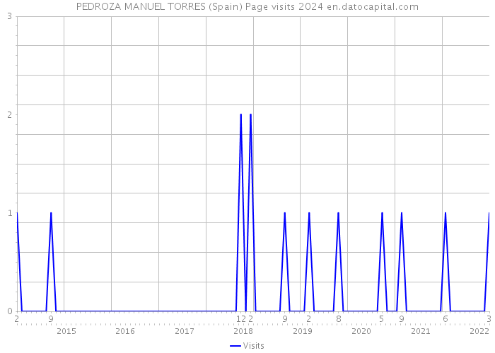 PEDROZA MANUEL TORRES (Spain) Page visits 2024 
