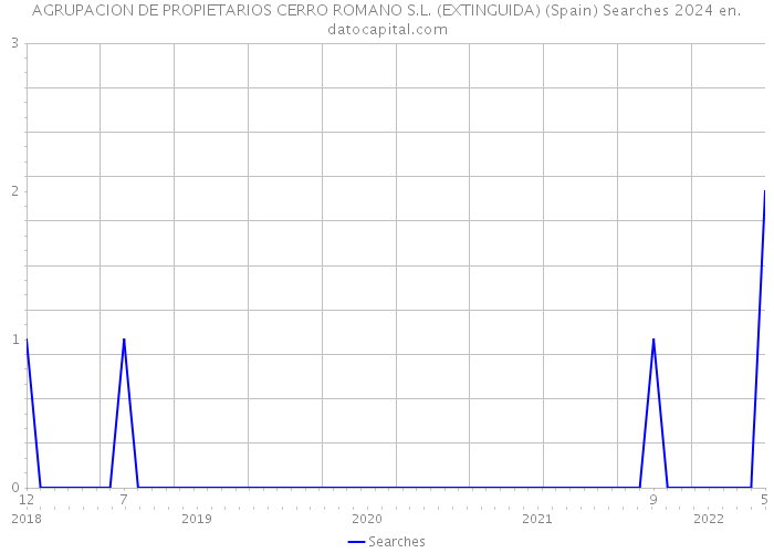AGRUPACION DE PROPIETARIOS CERRO ROMANO S.L. (EXTINGUIDA) (Spain) Searches 2024 