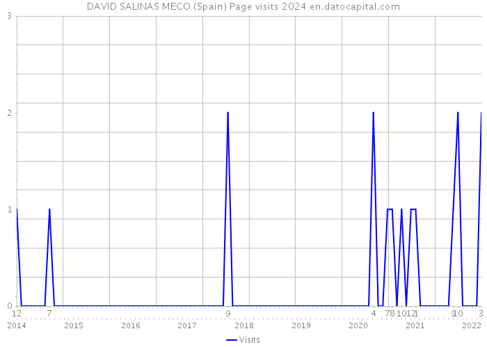 DAVID SALINAS MECO (Spain) Page visits 2024 