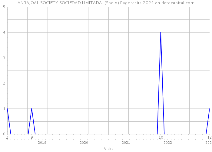 ANRAJOAL SOCIETY SOCIEDAD LIMITADA. (Spain) Page visits 2024 