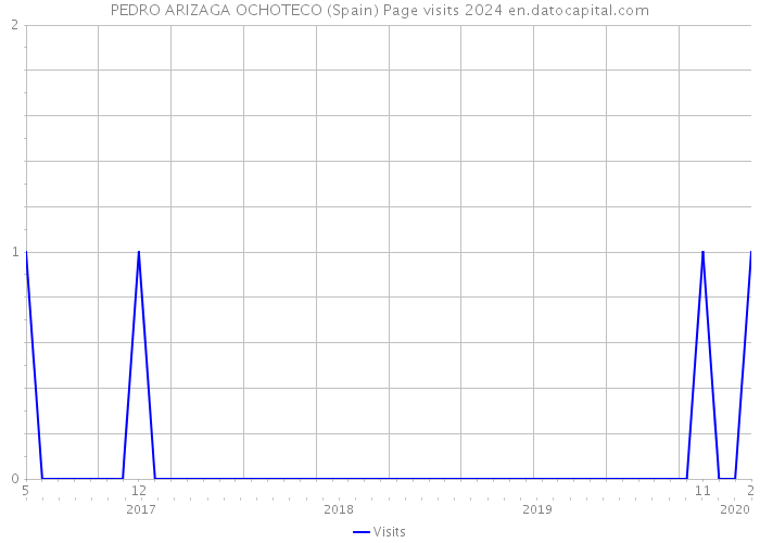 PEDRO ARIZAGA OCHOTECO (Spain) Page visits 2024 