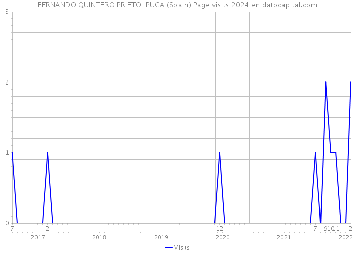 FERNANDO QUINTERO PRIETO-PUGA (Spain) Page visits 2024 