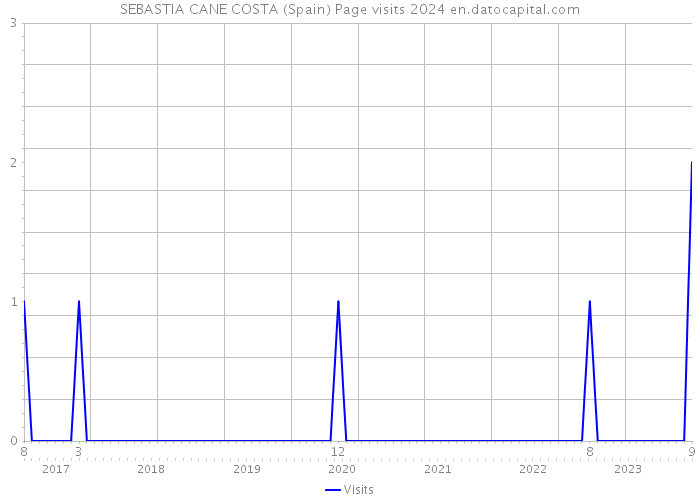 SEBASTIA CANE COSTA (Spain) Page visits 2024 