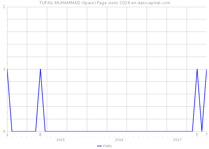 TUFAIL MUHAMMAD (Spain) Page visits 2024 