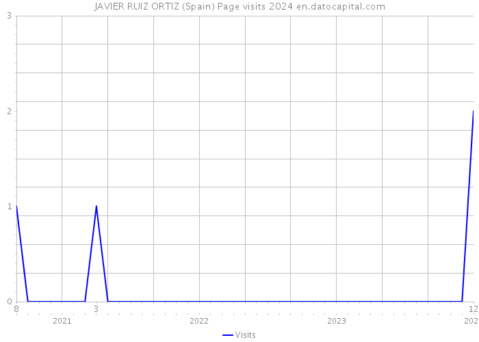 JAVIER RUIZ ORTIZ (Spain) Page visits 2024 