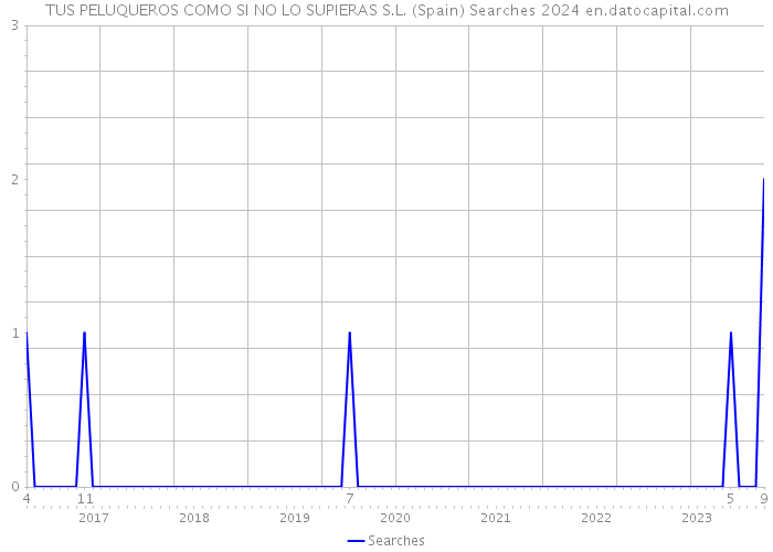 TUS PELUQUEROS COMO SI NO LO SUPIERAS S.L. (Spain) Searches 2024 