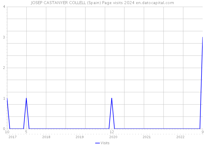 JOSEP CASTANYER COLLELL (Spain) Page visits 2024 