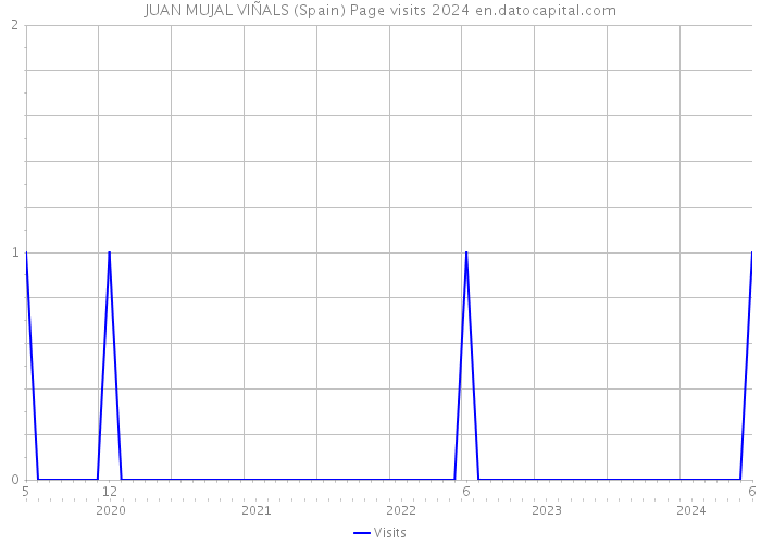 JUAN MUJAL VIÑALS (Spain) Page visits 2024 