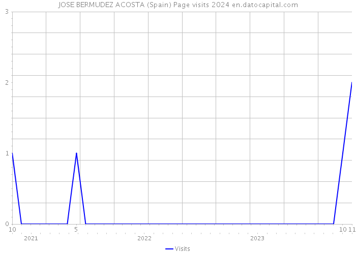 JOSE BERMUDEZ ACOSTA (Spain) Page visits 2024 