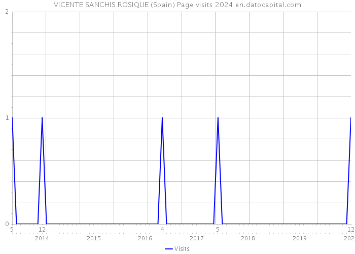 VICENTE SANCHIS ROSIQUE (Spain) Page visits 2024 