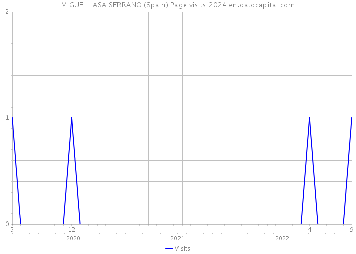 MIGUEL LASA SERRANO (Spain) Page visits 2024 
