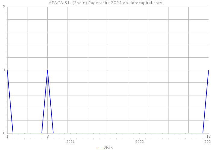 APAGA S.L. (Spain) Page visits 2024 