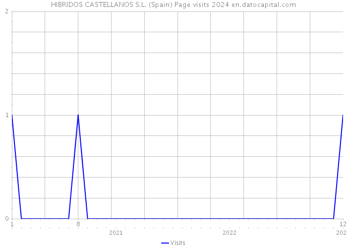 HIBRIDOS CASTELLANOS S.L. (Spain) Page visits 2024 