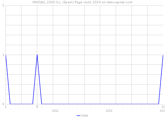 HINOJAL 2000 S.L. (Spain) Page visits 2024 