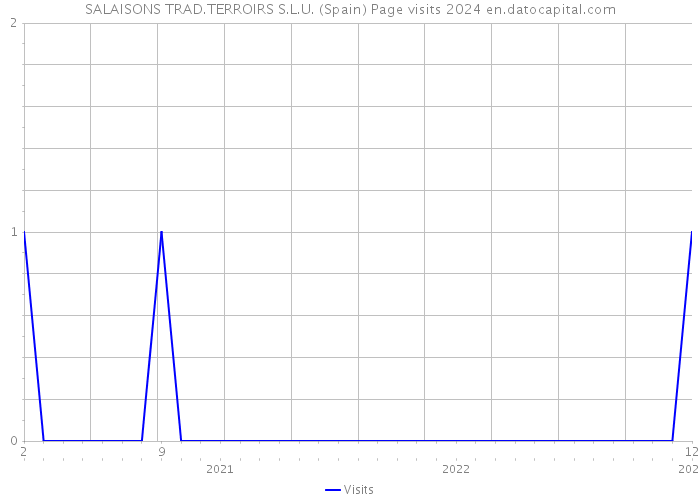 SALAISONS TRAD.TERROIRS S.L.U. (Spain) Page visits 2024 