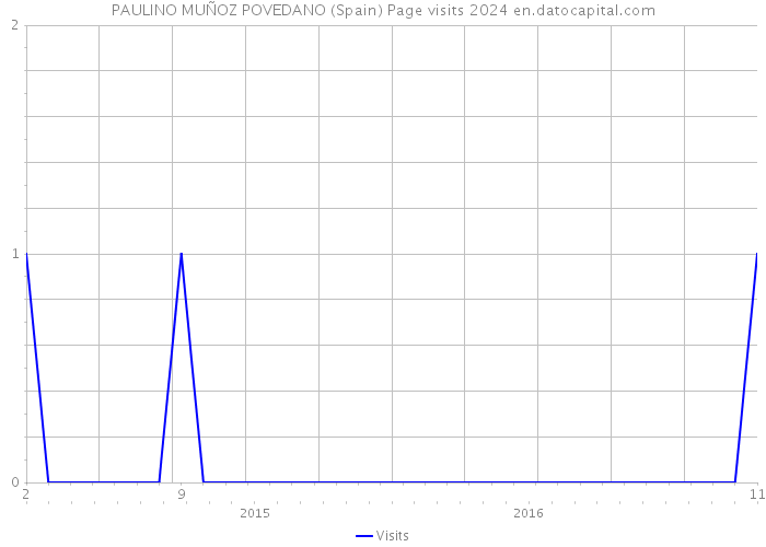 PAULINO MUÑOZ POVEDANO (Spain) Page visits 2024 