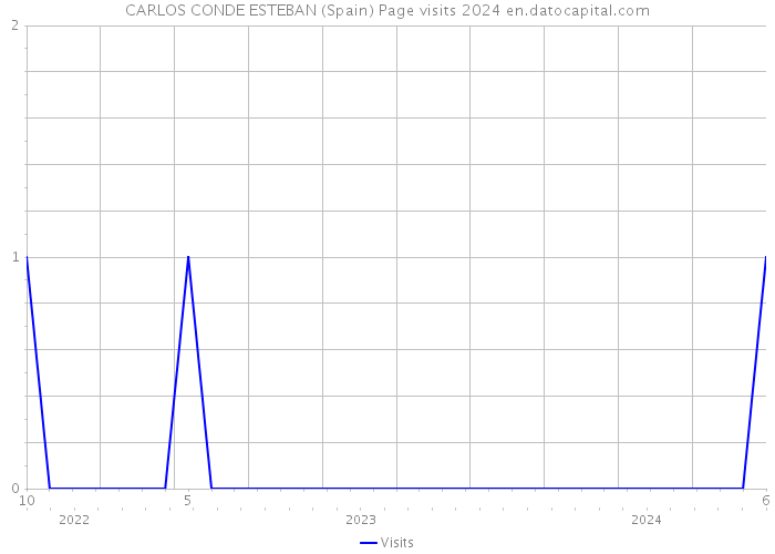 CARLOS CONDE ESTEBAN (Spain) Page visits 2024 