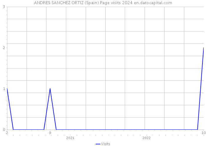 ANDRES SANCHEZ ORTIZ (Spain) Page visits 2024 