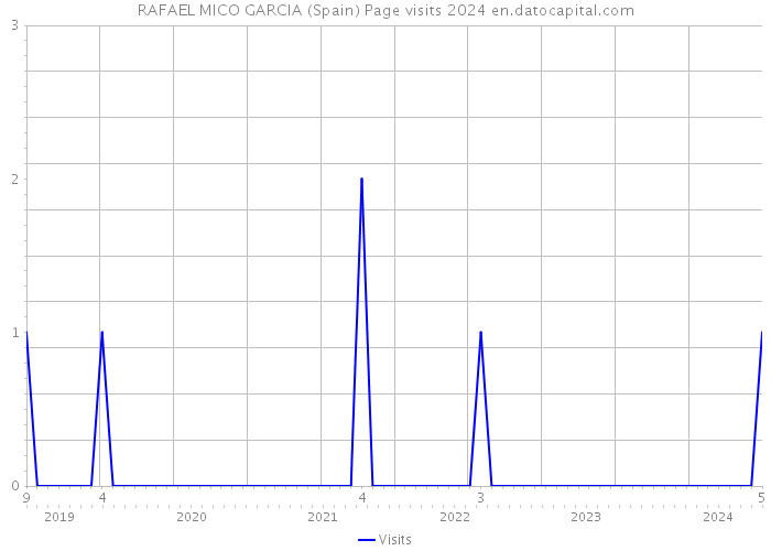 RAFAEL MICO GARCIA (Spain) Page visits 2024 