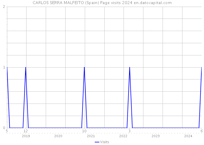 CARLOS SERRA MALFEITO (Spain) Page visits 2024 