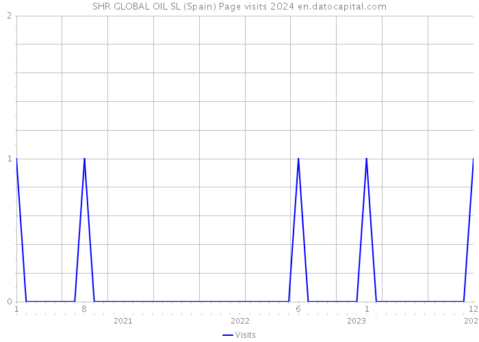 SHR GLOBAL OIL SL (Spain) Page visits 2024 