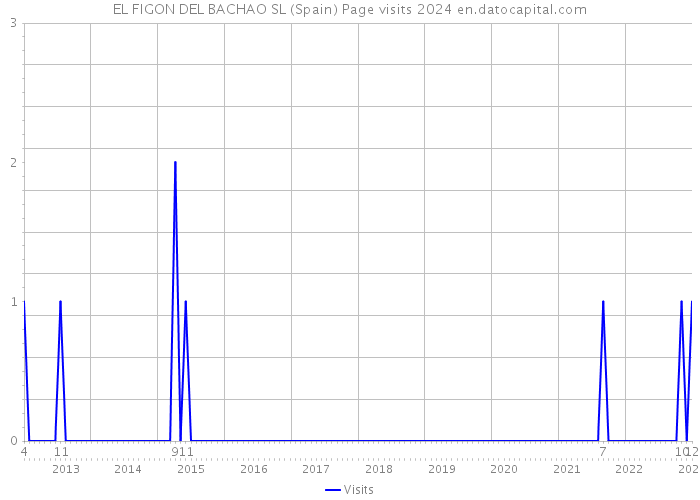 EL FIGON DEL BACHAO SL (Spain) Page visits 2024 