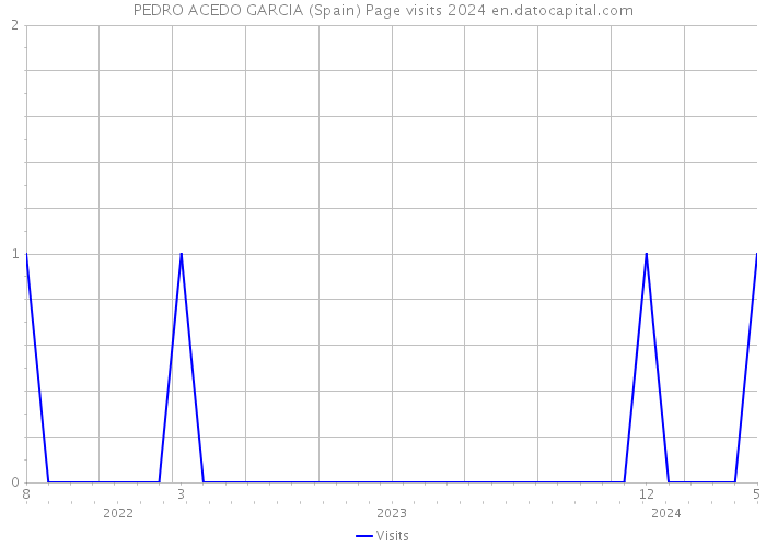 PEDRO ACEDO GARCIA (Spain) Page visits 2024 
