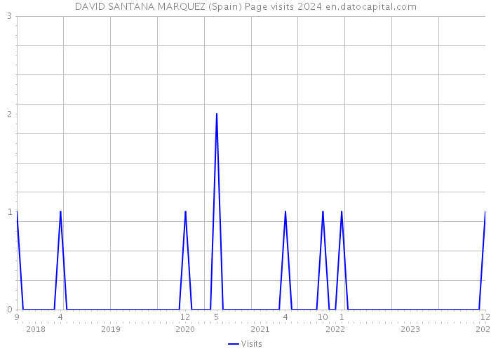 DAVID SANTANA MARQUEZ (Spain) Page visits 2024 