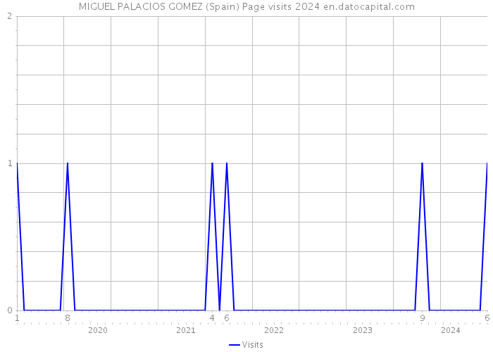 MIGUEL PALACIOS GOMEZ (Spain) Page visits 2024 
