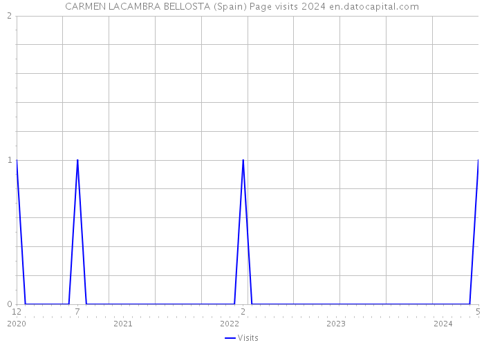 CARMEN LACAMBRA BELLOSTA (Spain) Page visits 2024 