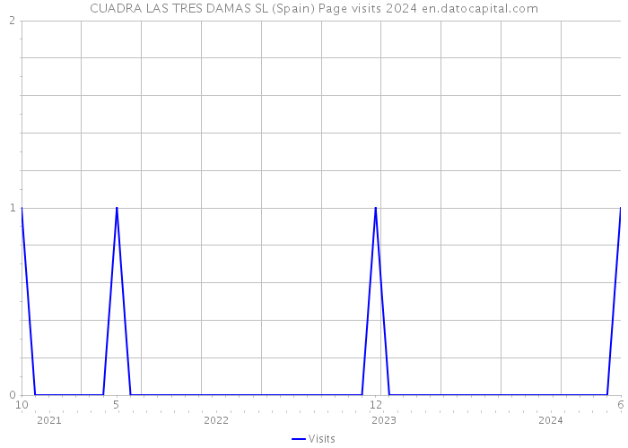 CUADRA LAS TRES DAMAS SL (Spain) Page visits 2024 