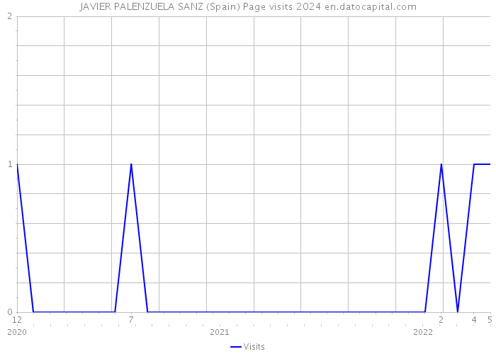 JAVIER PALENZUELA SANZ (Spain) Page visits 2024 