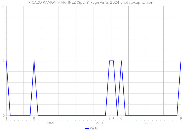 PICAZO RAMON MARTINEZ (Spain) Page visits 2024 