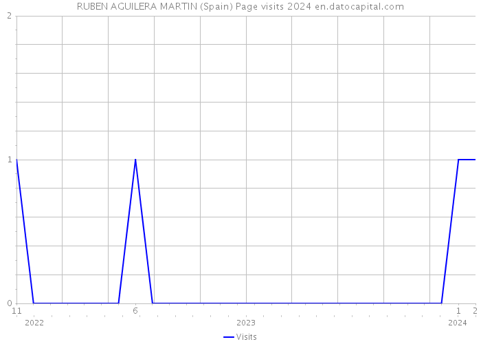 RUBEN AGUILERA MARTIN (Spain) Page visits 2024 