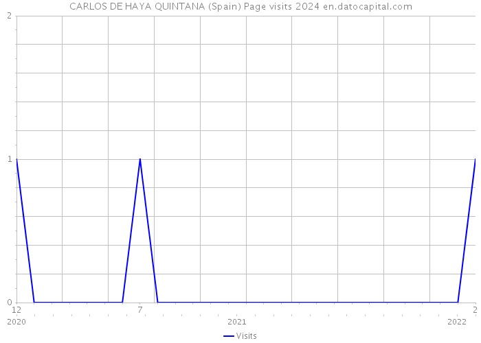 CARLOS DE HAYA QUINTANA (Spain) Page visits 2024 
