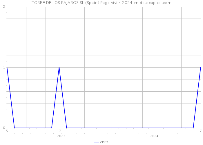 TORRE DE LOS PAJAROS SL (Spain) Page visits 2024 