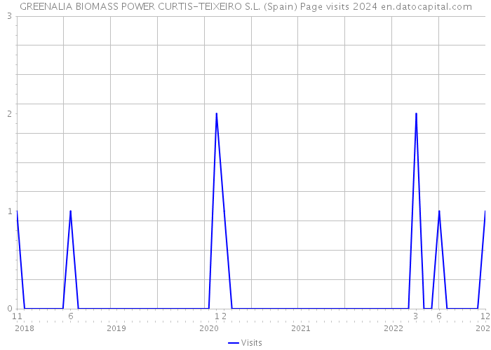 GREENALIA BIOMASS POWER CURTIS-TEIXEIRO S.L. (Spain) Page visits 2024 