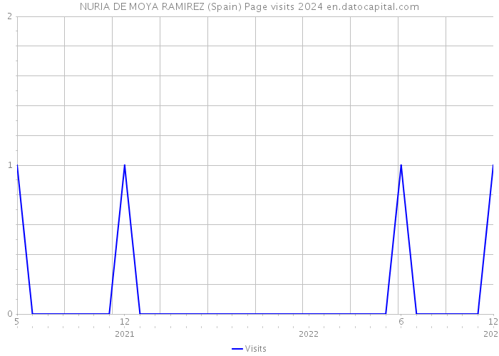 NURIA DE MOYA RAMIREZ (Spain) Page visits 2024 