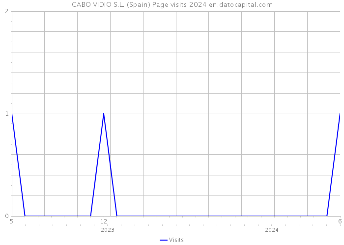 CABO VIDIO S.L. (Spain) Page visits 2024 