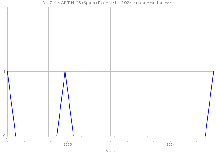 RUIZ Y MARTIN CB (Spain) Page visits 2024 