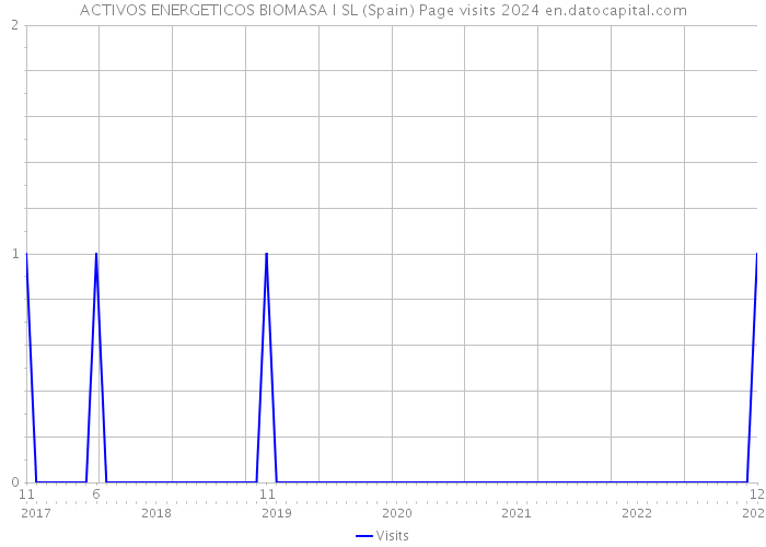 ACTIVOS ENERGETICOS BIOMASA I SL (Spain) Page visits 2024 