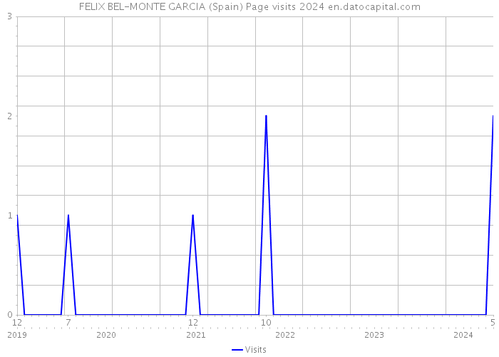 FELIX BEL-MONTE GARCIA (Spain) Page visits 2024 
