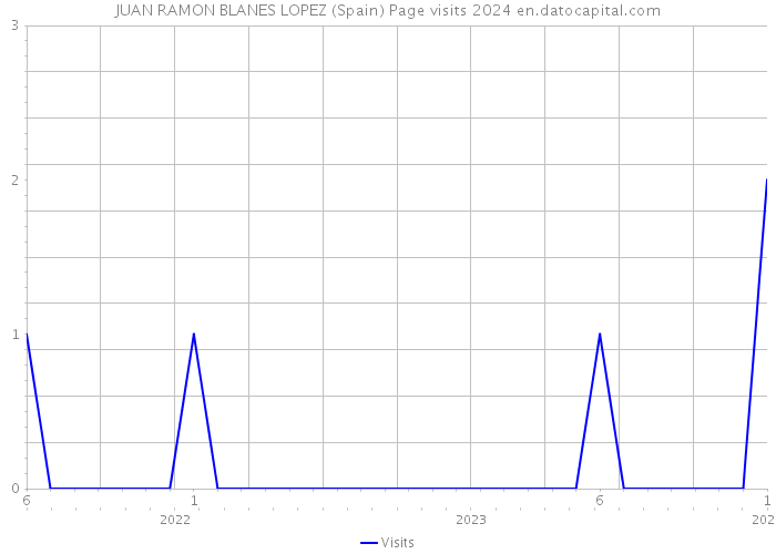 JUAN RAMON BLANES LOPEZ (Spain) Page visits 2024 