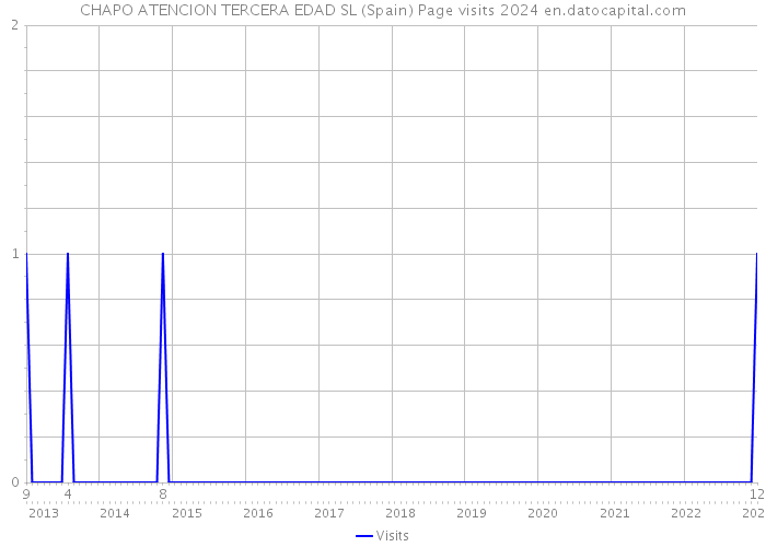 CHAPO ATENCION TERCERA EDAD SL (Spain) Page visits 2024 
