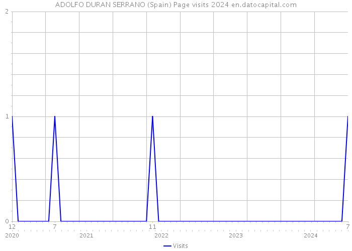 ADOLFO DURAN SERRANO (Spain) Page visits 2024 