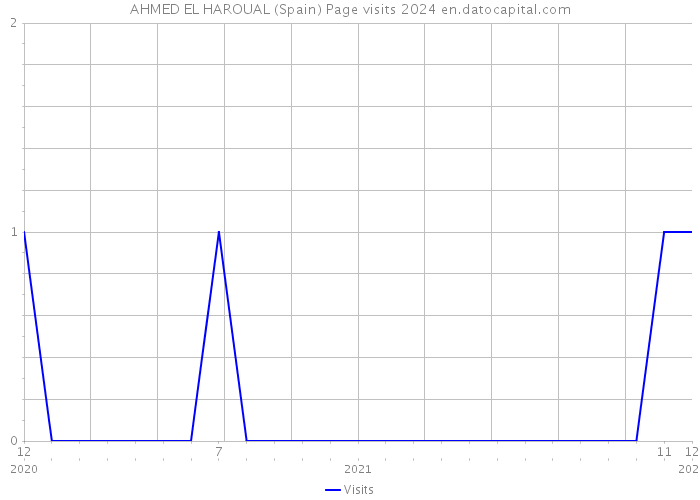 AHMED EL HAROUAL (Spain) Page visits 2024 