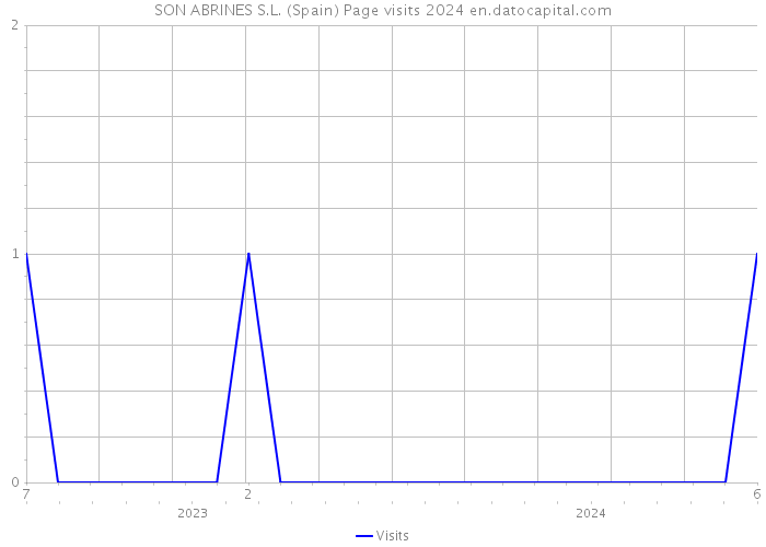 SON ABRINES S.L. (Spain) Page visits 2024 