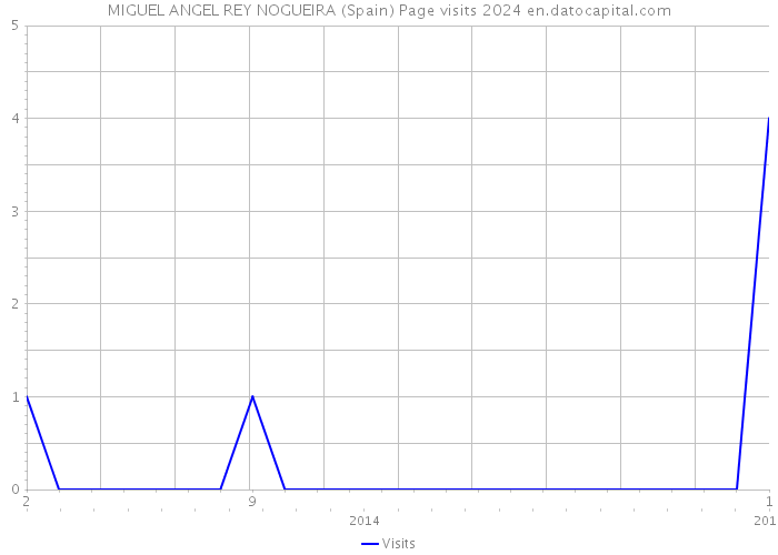 MIGUEL ANGEL REY NOGUEIRA (Spain) Page visits 2024 