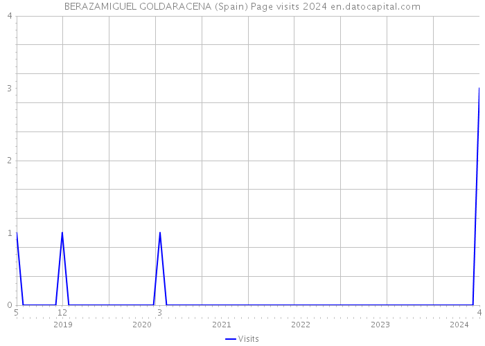 BERAZAMIGUEL GOLDARACENA (Spain) Page visits 2024 