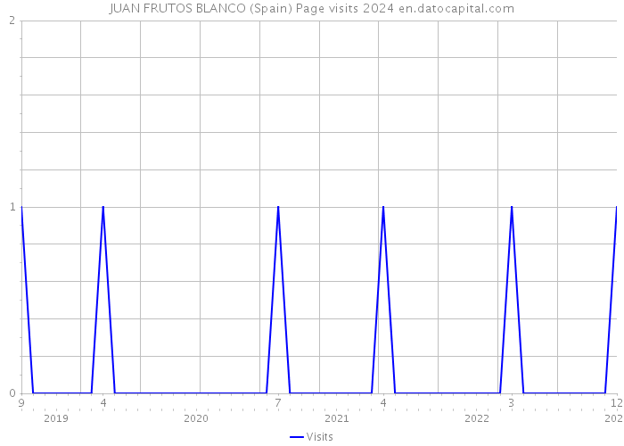 JUAN FRUTOS BLANCO (Spain) Page visits 2024 